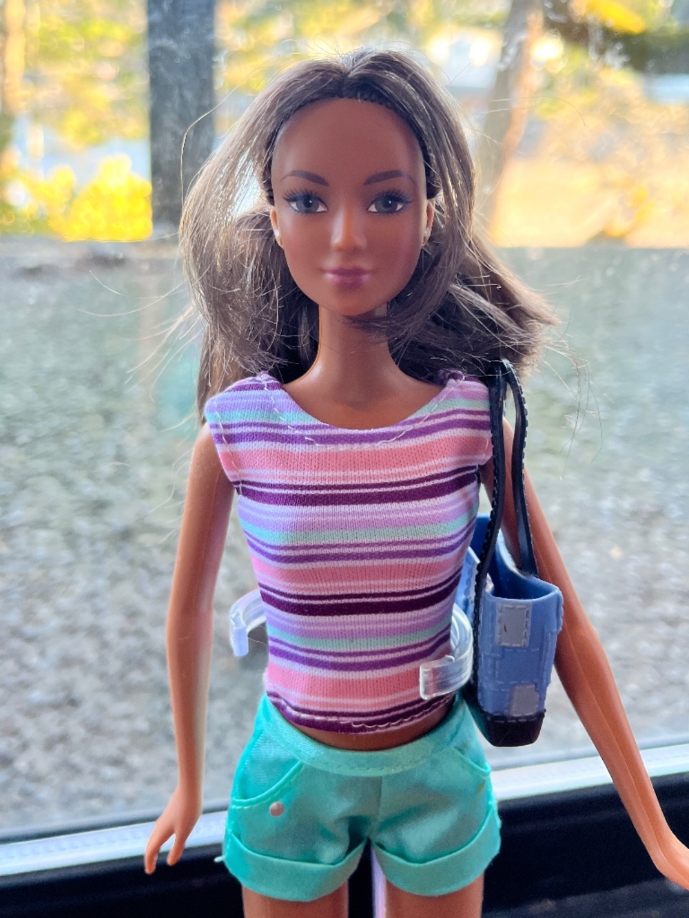 Barbie Doll 2005 Cali Girl - Surfer Lea, doll stand included.